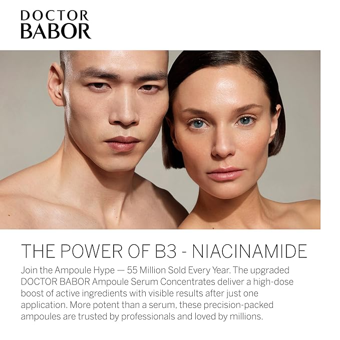 Doctor BABOR Barrier Protect Ampoules Serum | Strengthened Skin Protection Barrier | With Ceramides and Niacinamide | For Dry and Stressed Skin | Radiant and Balanced Skin | Vegan | 7 x 2 ml