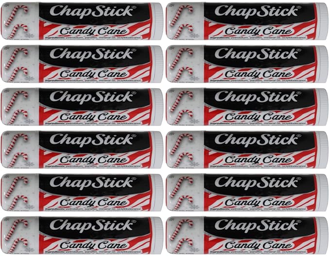 ChapStick Limited Edition Candy Cane, 12CT .15OZ