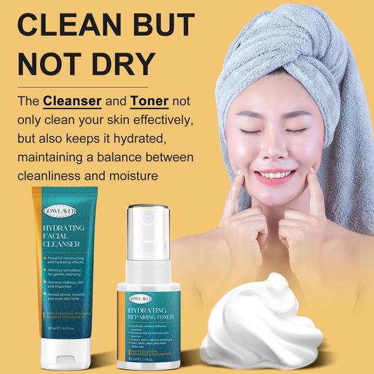 Skin Care Set for Teens Women,Anti-Aging Deeply Hydrates Repairs Skincare Gift Set for All Skin,Facial Skin Care Products Routine Kit Christmas Beauty Gift Set for Women