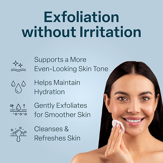 QRxLabs Glycolic Acid Toner AHA with Witch Hazel - 6 fl Oz - Exfoliating Face Toner with Pomegranate & Ginkgo Extracts - Hydrating Anti-Aging Treatment