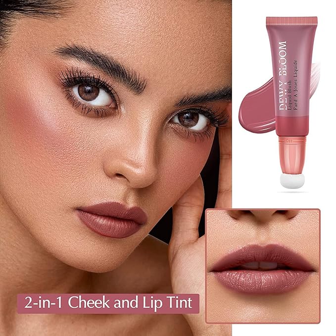 3 Color Liquid Blush,Soft Cream Lightweight Beauty Blush.(101#