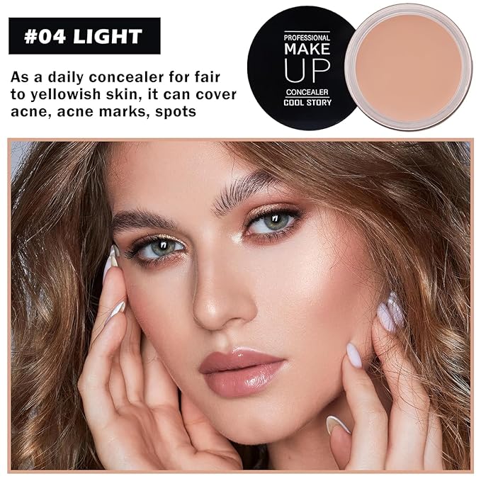 7 Color Solid Concealer Full Coverage Correcting Cream