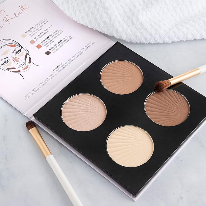 ELLEN TRACY Contour Palette, Full Coverage, Highlight, Illuminate,
