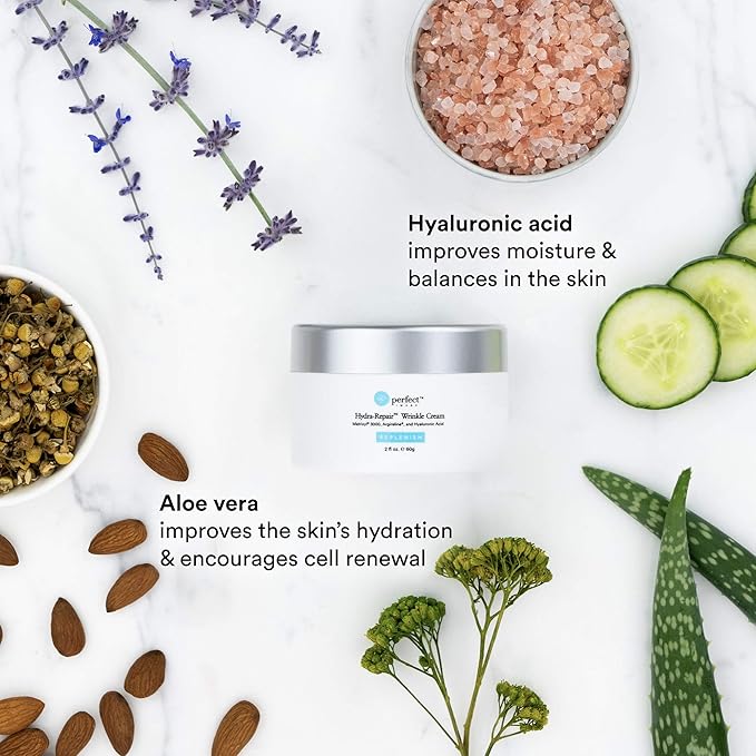 Perfect Image Hydra-Repair Wrinkle Cream for Face (Post Peel), Anti Wrinkle Cream with Matrixyl 3000, Argireline, Hyaluronic Acid, and Natural Botanical Extracts