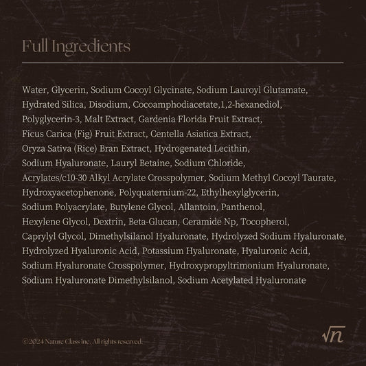 NATURECLASS R199 Gentle Cleansing Foam with Rice Bran Extract–Deep Cleansing,Exfoliating, Hydrating & Low pH Formula for Radiant Skin, Makeup Removal, Korean Skincare 5.07 fl.oz.