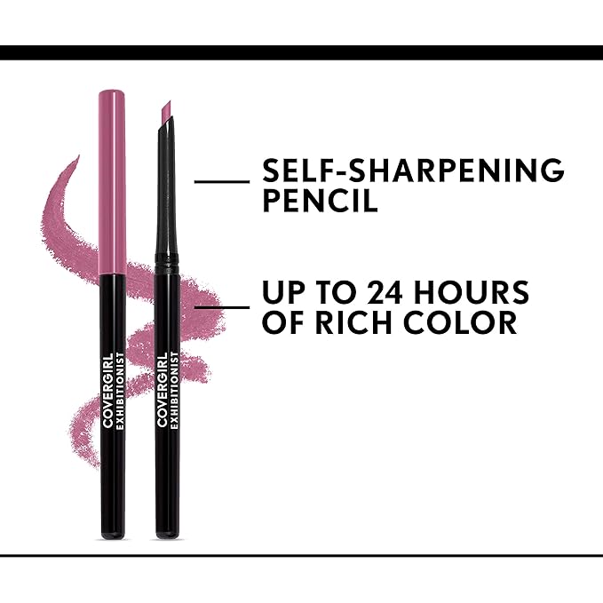 COVERGIRL Exhibitionist Lip Liner Uncarded, Mauvelous 230, 0.012 Ounce (Pack of 2)