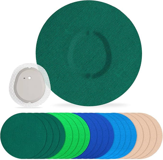 G7 Adhesive Patches Waterproof 20Pack G7 & Stelo Overpatch Flexible CGM Tape Non-Glue Central Full Cover Patches Hypoallergenic & Latex-Free Stelo Patch for 10-15 Days Long Stay, Sapphire