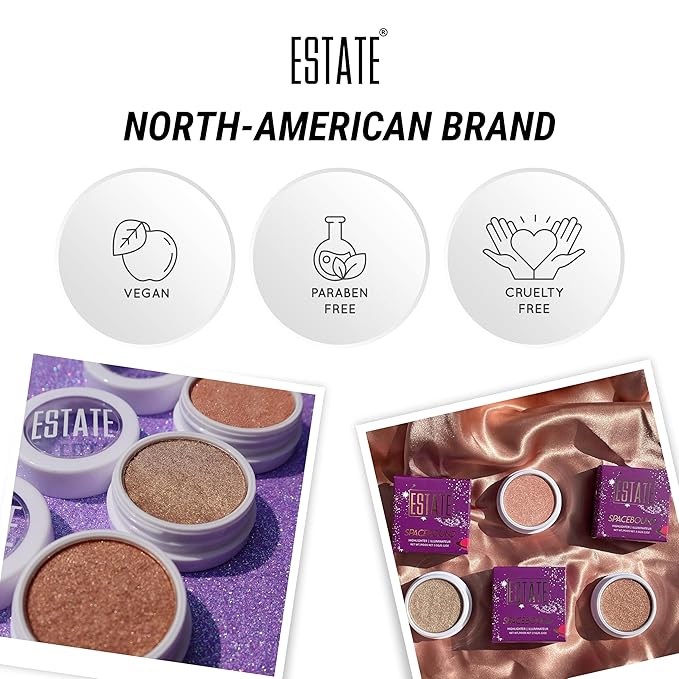 Estate Cosmetics Spacebound Highlighter – Cheeks & Nose oz) (Blastoff) 5 g