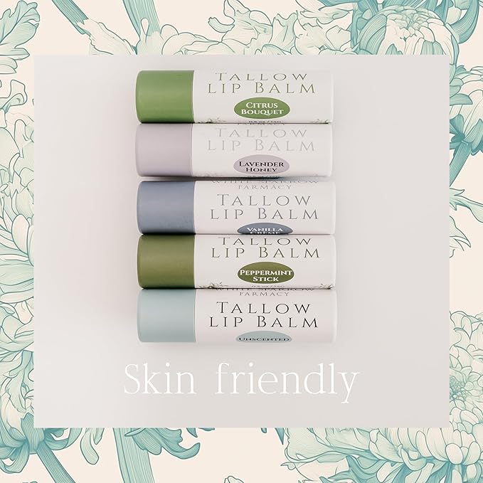 Organic Tallow Lip Balm (Peppermint) from