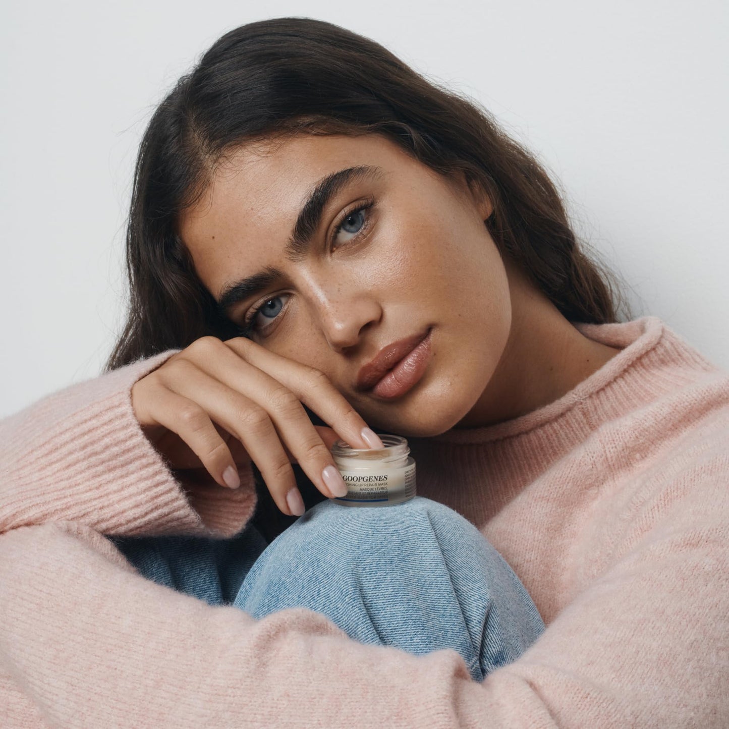 goop Beauty Nourishing Lip Repair Mask | Lip Hydration Treatment | Smooths, Plumps, & Softens | Ceramides & Vegan Lanolin | 0.3 oz