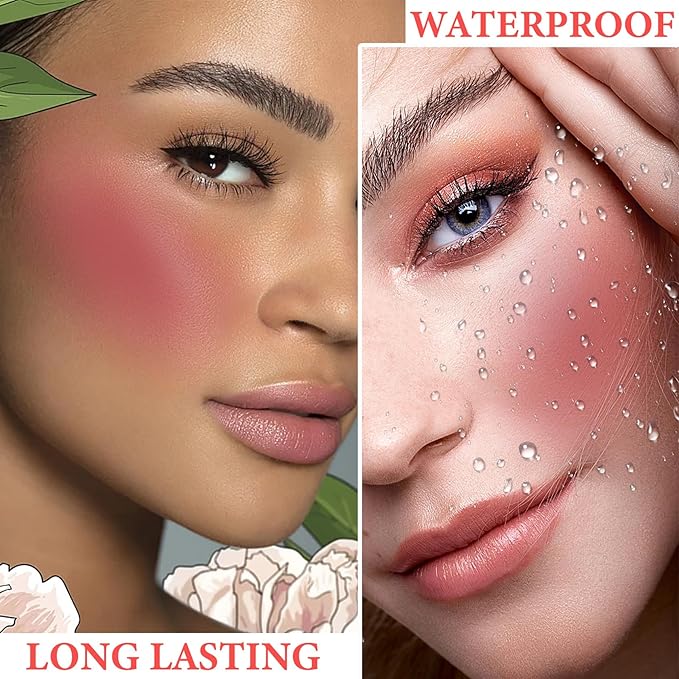 Cream Blush Stick Makeup,Blush Stick for All Skin & Eyes（#102）