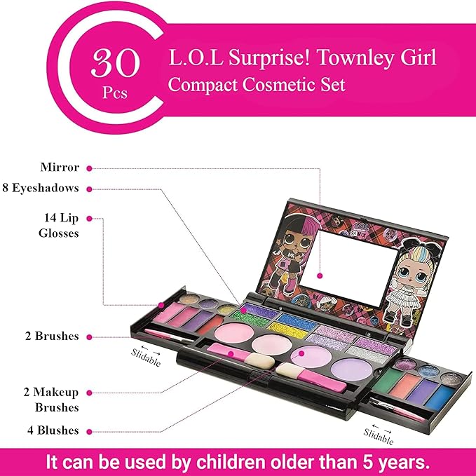 LOL Surprise Cosmetic Compact Set Includes