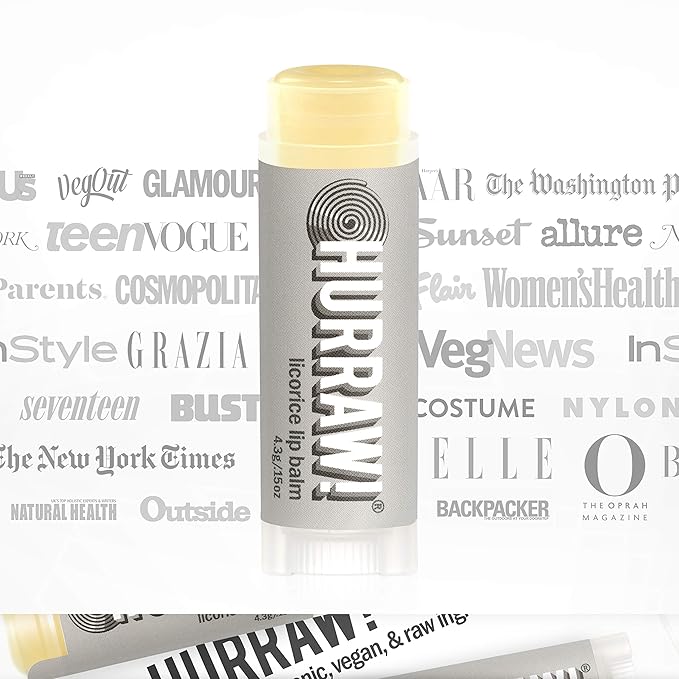 Hurraw! Licorice Lip Balm: Organic, Certified
