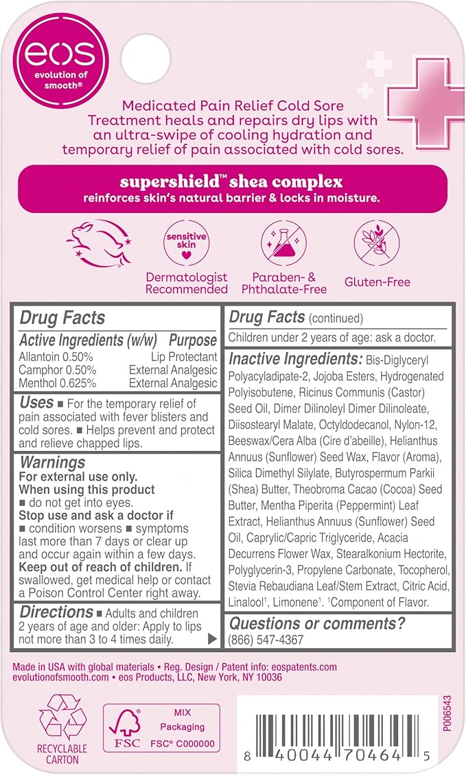 eos Medicated Lip Balm - The