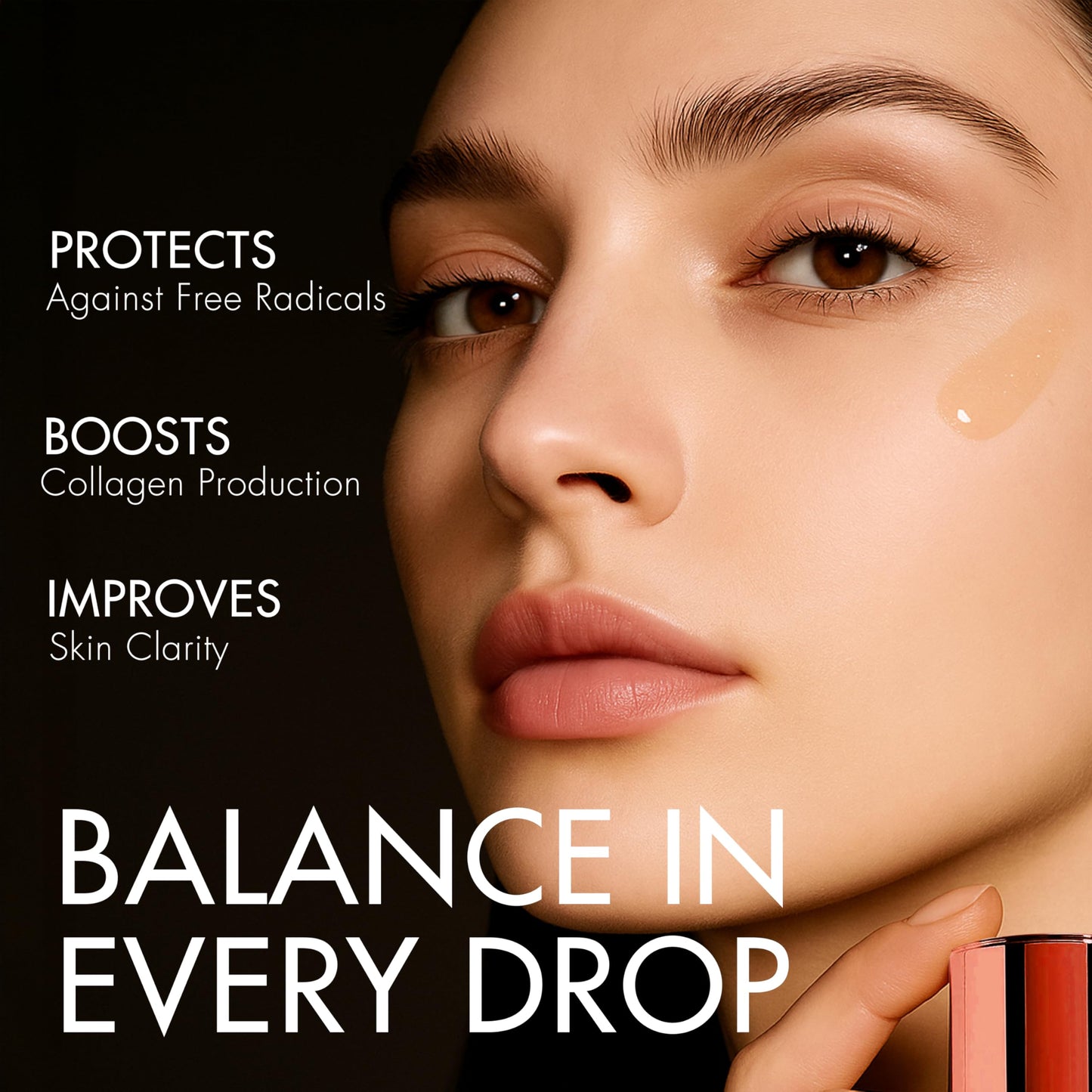 Radiant Beauty Vitamin C Serum for Face with Ceramide – Dermatologist Tested, Anti-Aging, Korean Skin Care – Brightens, Hydrates, Evens Skin Tone – Clean Beauty, Vegan, Cruelty-Free – 1.69 fl oz