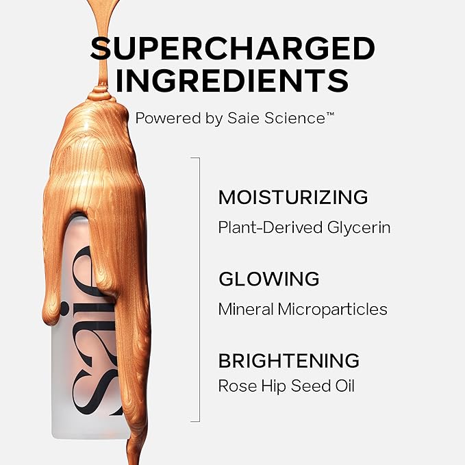 Saie Mini Glowy Super Gel Lightweight Illuminator - Sunglow () 0.5 oz