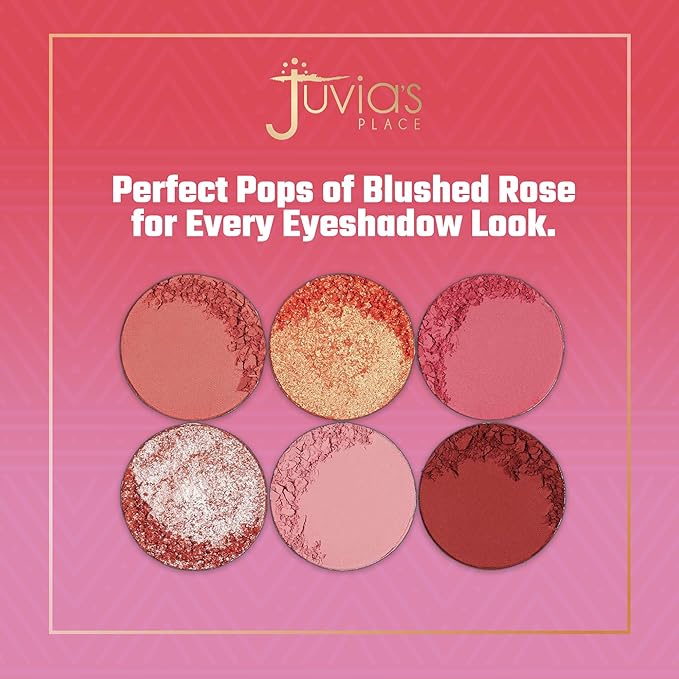 Juvia's Place Palette Blushed Rose - Rosy, Pinks,