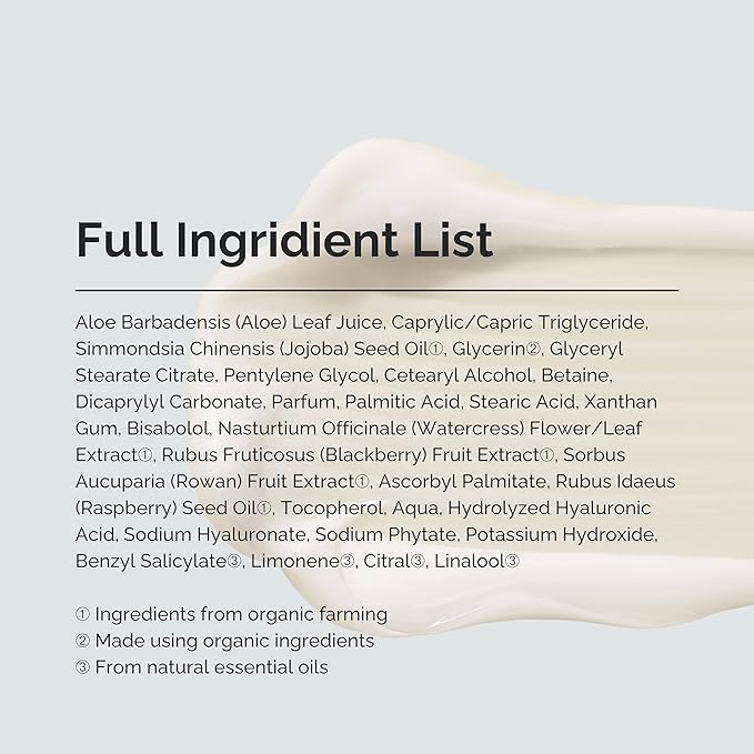 Nordisk Element Moisturizing Day Cream for men with Hyaluronic Acid and Rowan Berry Extract, Deep Hydration and Antioxidant Protection, Non-Greasy, Vegan, Paraben-Free, Sulfate-Free, 1.7 Fl Oz