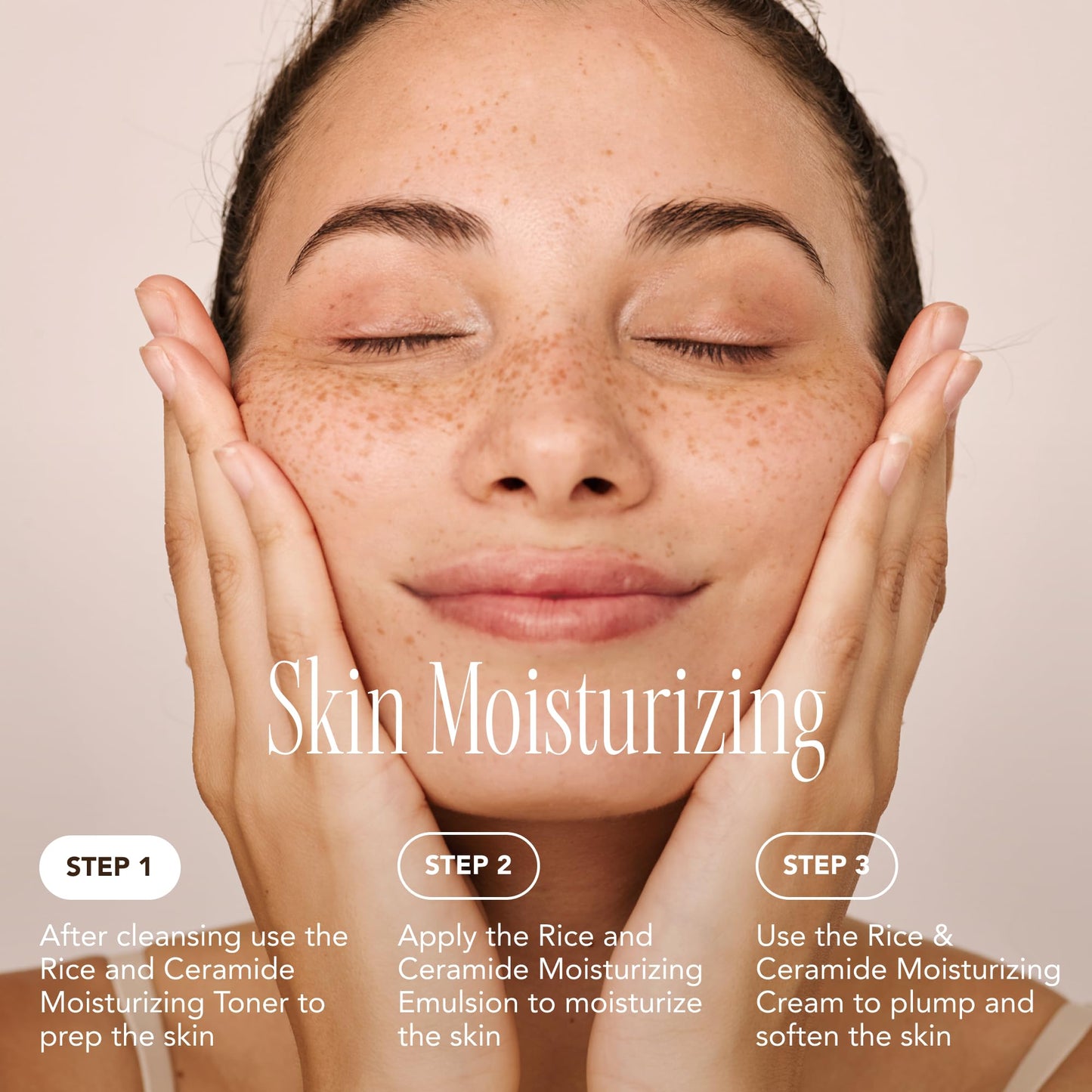 The Face Shop Korean Rice Skincare Duo – Rice Extract Double Hydration Lotion & Moisturizer for Dry to Normal Skin