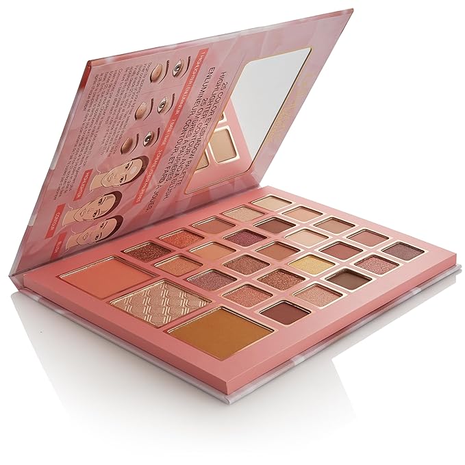 Bellapierre Satin Rose Face & Eye Book Palette