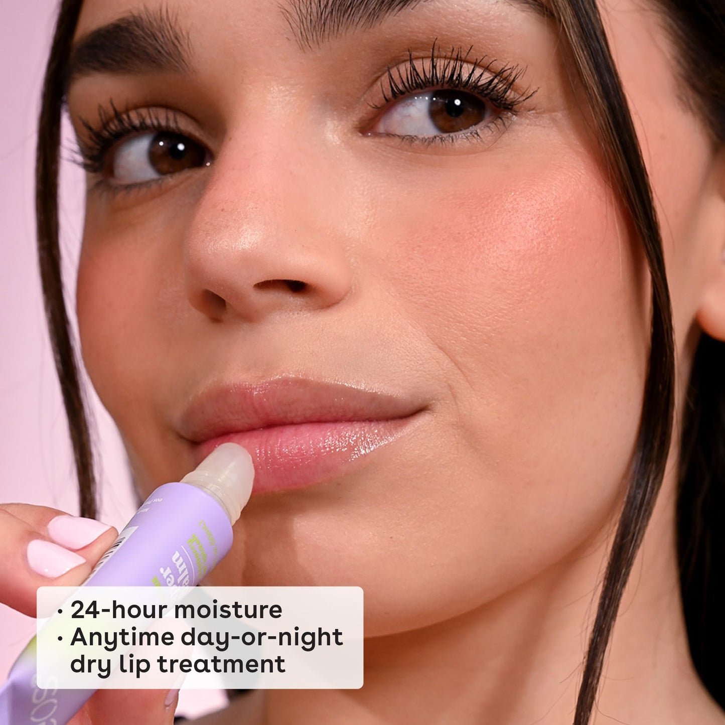 eos 24H Moisture Super Balm- Raspberry Kiwi Splash & Strawberry Sorbet, Lip Mask, Day or Night Lip Treatment, Made for Sensitive Skin, 0.35 fl oz, 2-Pack