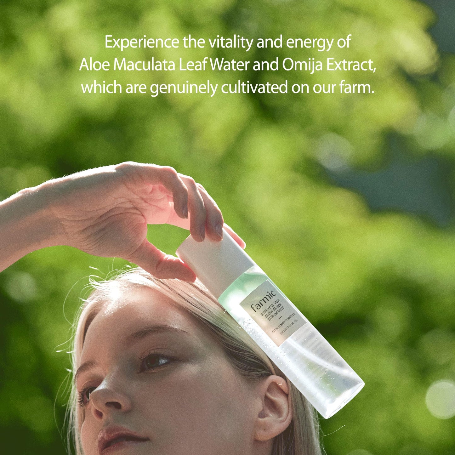 FARMIC Superful Vegi Glow Green Serum Mist 5.07 fl.oz | Aloe & Omija Korean Vegan Spray facial Essence | Soothing Calming Radiant Skin Light-weight Face Moisturizer | Daily Skincare for All Skin Types