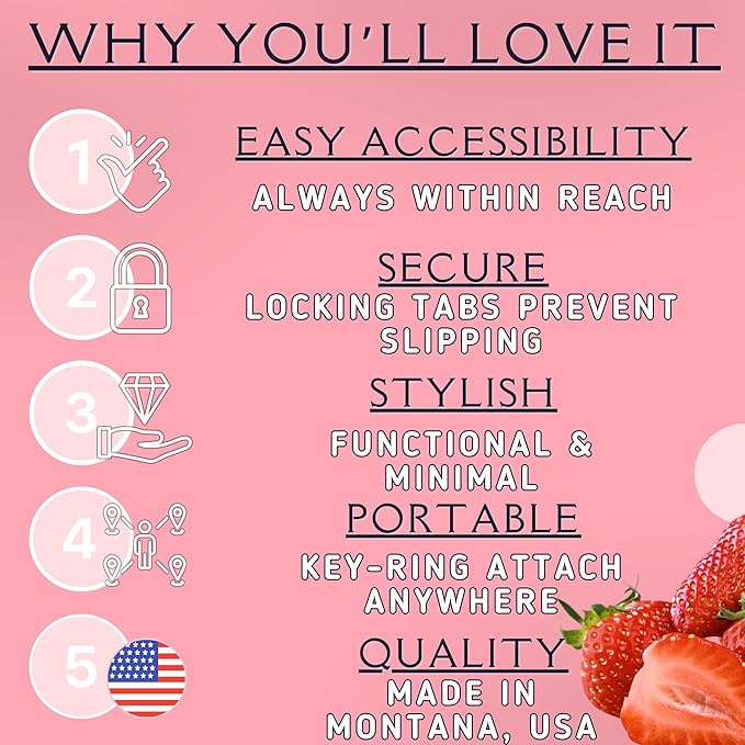 Keychain Holder EOS Lip Balm Stick