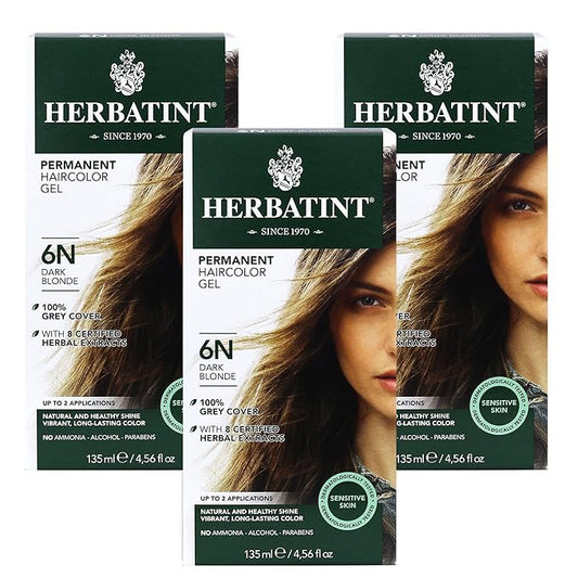 Herbatint Permanent Haircolor Gel, 6N