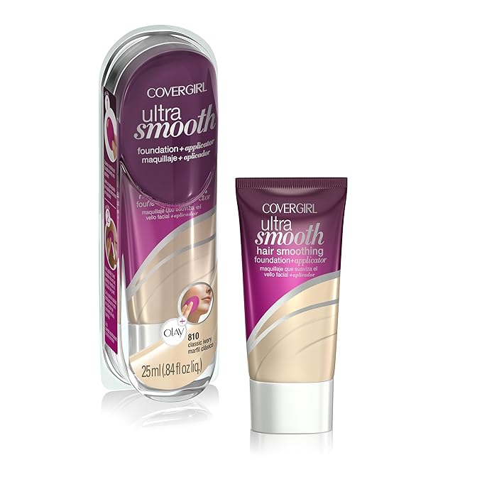 CoverGirl Ultrasmooth Foundation Plus Applicator, Classic Ivory 810, Fluid Ounce