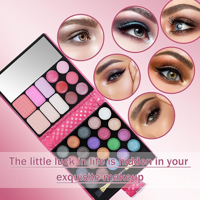 All-in-one Holiday Makeup Gift Set | Full Makeup