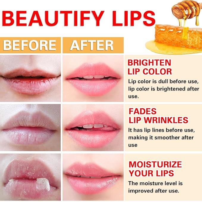 Bee Lip Balm Honey Pot Honey Moisturizing