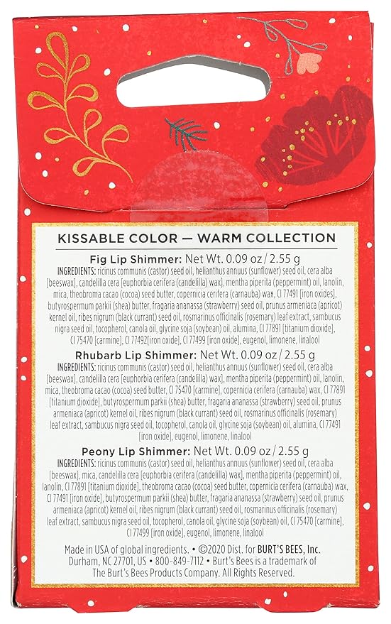 Burts Bees Warm Kissable Color Gift
