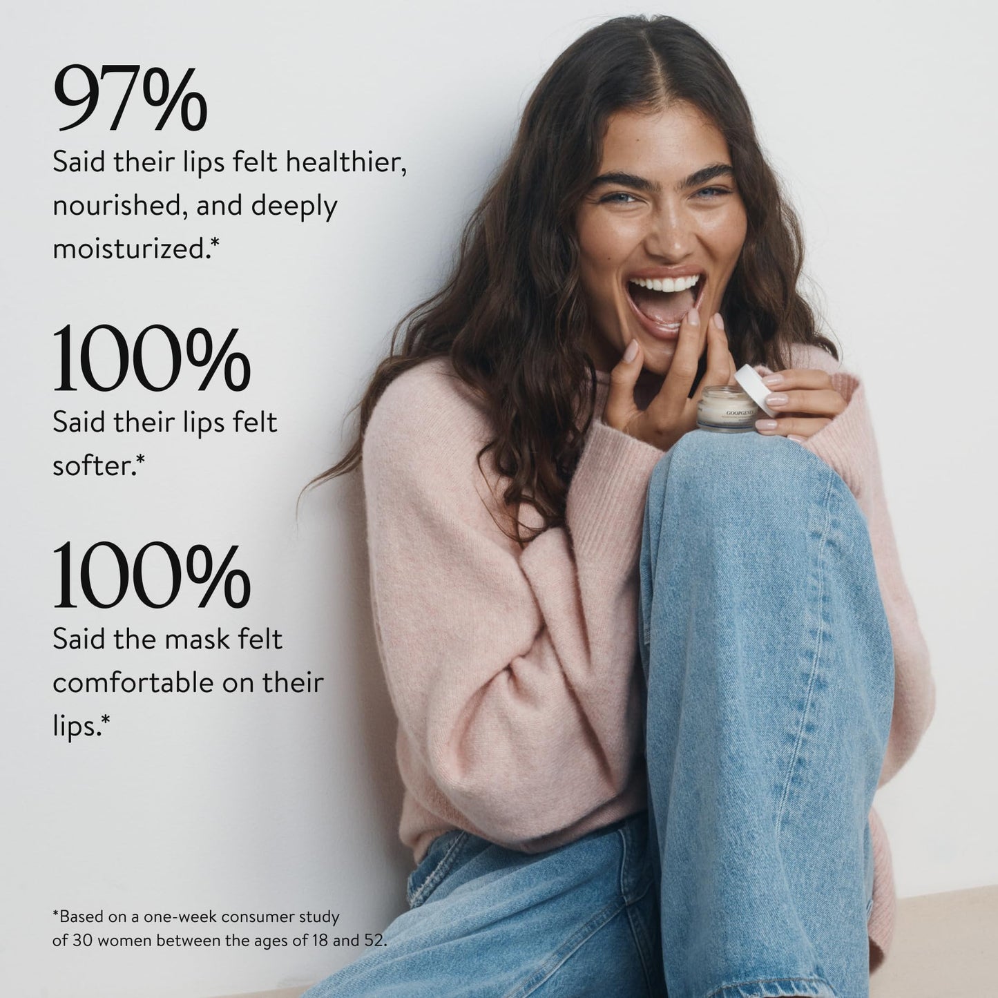 goop Beauty Nourishing Lip Repair Mask | Lip Hydration Treatment | Smooths, Plumps, & Softens | Ceramides & Vegan Lanolin | 0.3 oz