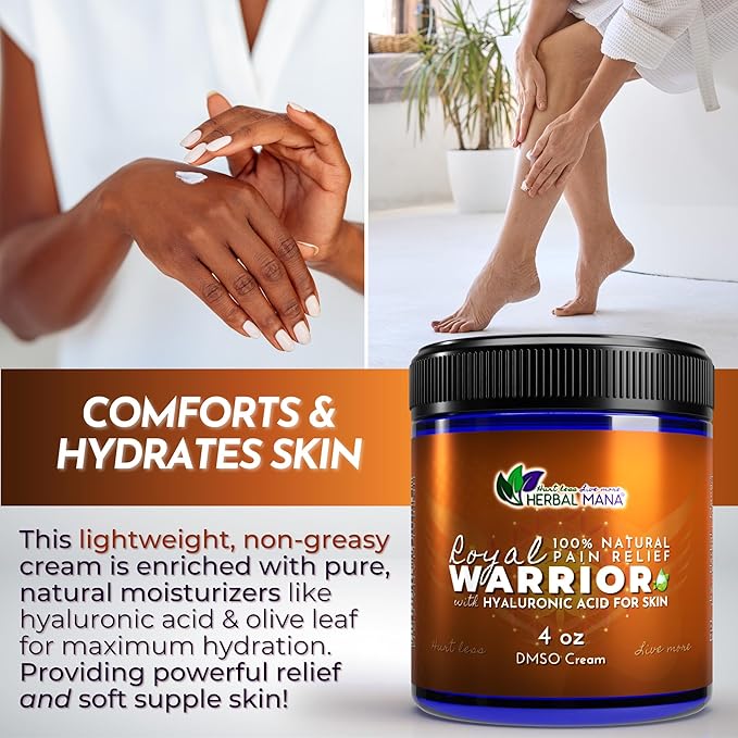 Herbal Mana Frankincense DMSO Cream for Joint Pain | Royal Warrior