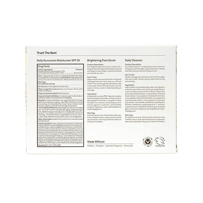 Sun Bum Skin Care Travel Essentials Brightening