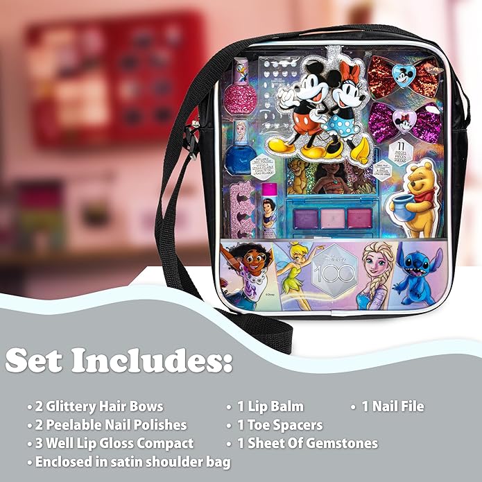 Disney 100 Shoulder Bag Makeup Set for Kids Bag
