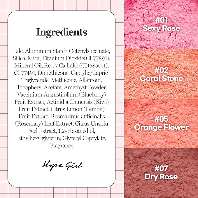 Hope Girl 3D Powder Blusher 0. | Skin-Loving 17oz