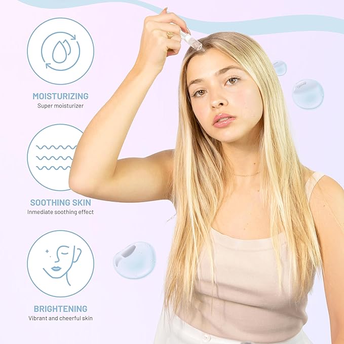 BRÜUN HY - Control Hyaluronic Aqua Solution Ampoule - A Korean Serum Booster for Face to Use as a Skin Care Serum 1.18 fl.oz