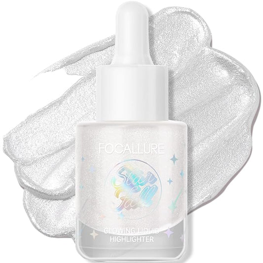 FOCALLURE Starfall Glowing Liquid Highlighter, Shimmering Body Oil,