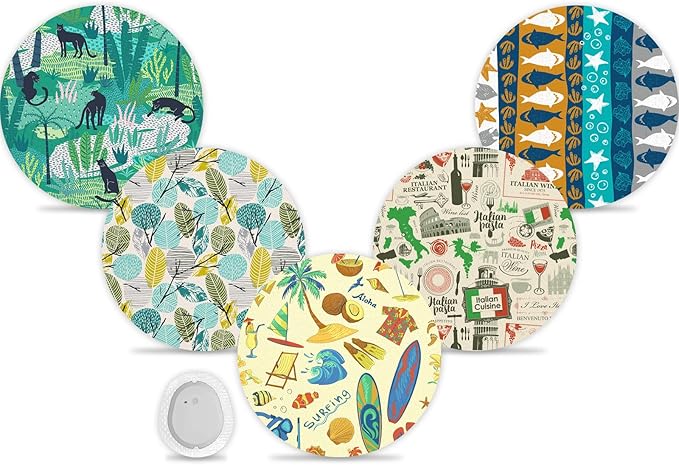 G7 Adhesive Patch 20Pack Waterproof Over Patches for G7 & Stelo CGM Tape Non-Glue Central Stelo Overpatch Hypoallergenic & Latex-Free Long Stay for 15 Days