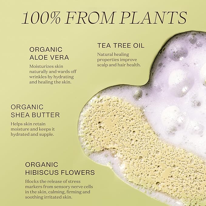 Natural Body Wash With Organic Ingredients - Moisturizing For Dry and Sensitive Skin, Vegan, Cruelty Free, Sulfate Free, Betaine Free (2 x 16 FL. Oz)