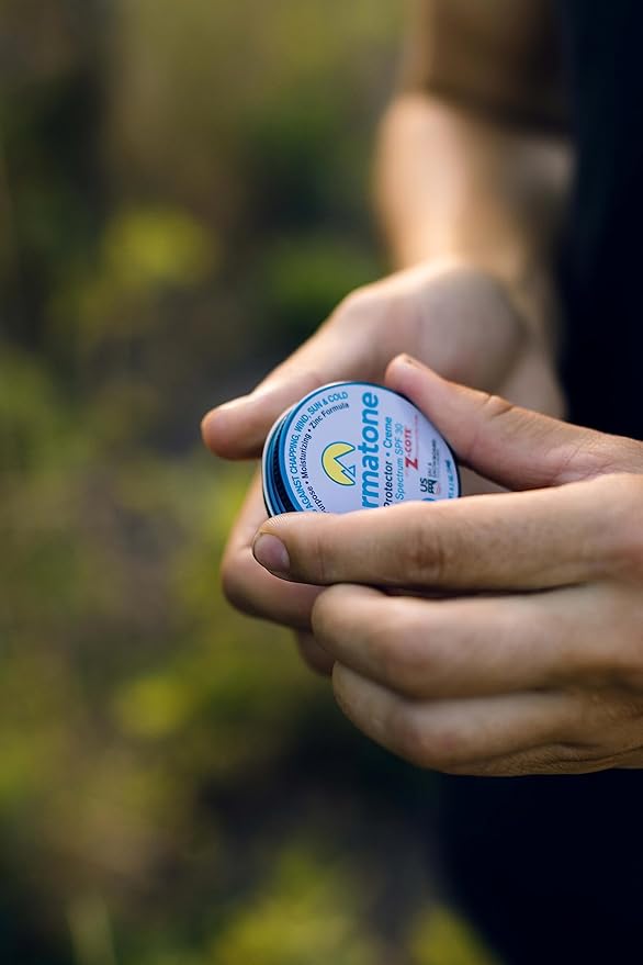 Dermatone Skin Protector w/Zinc | Skin Balm for Face & Lips | Barrier Cream for Sun, Wind & Cold | SPF 30 Zinc Sunscreen | Moisturize, Heal & Repair Dry Skin, 0.5 oz