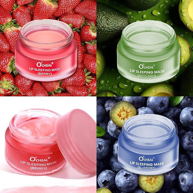 Lip Sleeping Mask Overnight Moisturizer Balm, Lines