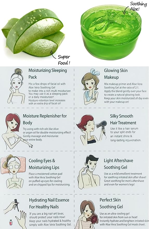 Korean Skincare Aloe Vera 100%