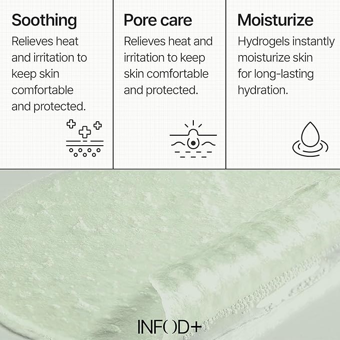 INFODPLUS HydroVita Gel Pad 70 Pads – Exosome & Ceramide Complex | Hydrating, Pore Care, Blackhead & Sebum Control, Soothing Toner Pads