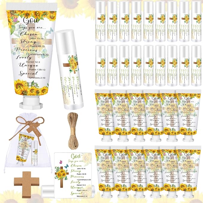 144 Pcs Christian Lip Balm Hand