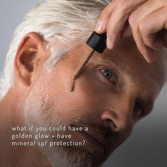 LUMIBRONZE® SPF 30 Tinted Serum for Face – Bronzing Drops with Niacinamide, Hyaluronic Acid & Zinc Oxide – Hydrating Tinted Face Serum for Bronzed Glow – Lightweight, Non-Greasy, Reef-Safe – 50ml