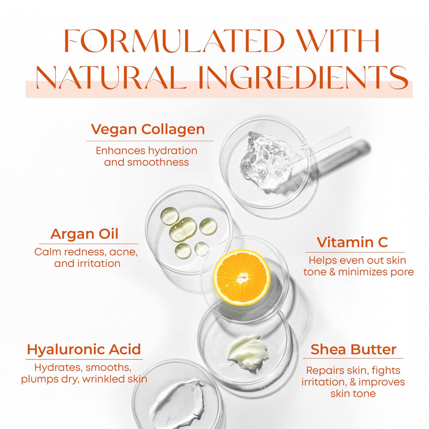 Skin 2.0 Vitamin C & Collagen Face Moisturizer - Dermatologist Tested, Anti-Aging, Skin Tightening - Brightening, Clean Beauty, Cruelty-Free, Korean Skincare for All Skin Types - 1.69 Fl oz