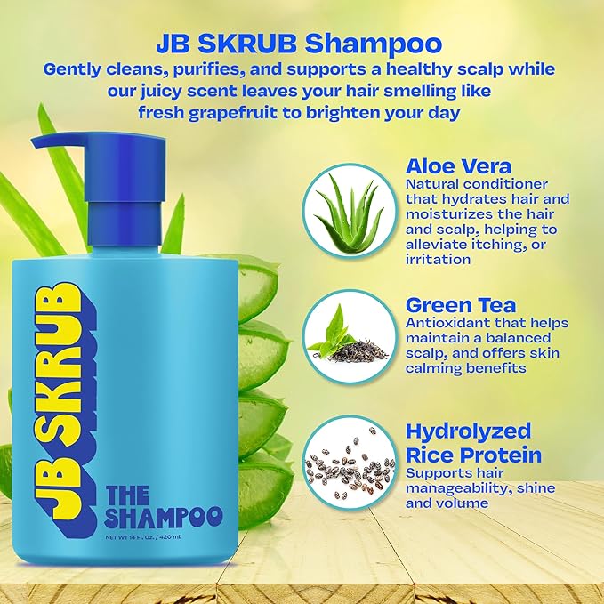 The Hair and Body Wash Super Duo - No Harsh Ingredients - Conquer Adolescent Funk with Confidence - 14oz.