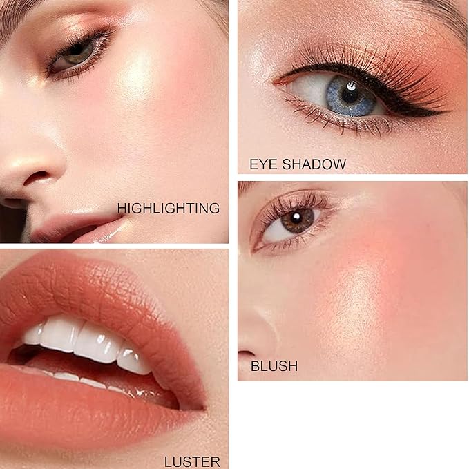 Heart Blush Stick, Matte Rouge Stick, Cheek Contour (07#, 0.) 21 OZ